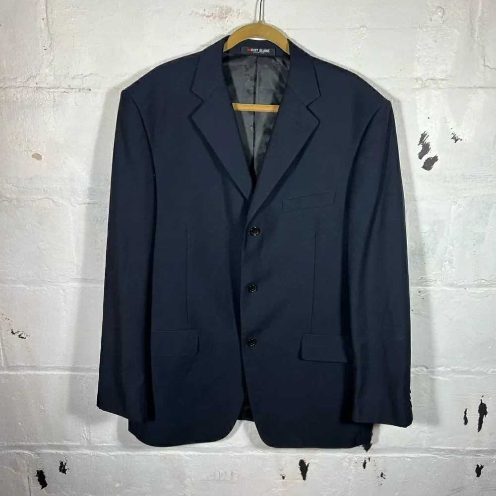 Mont Blanc Wool Blazer Jacket